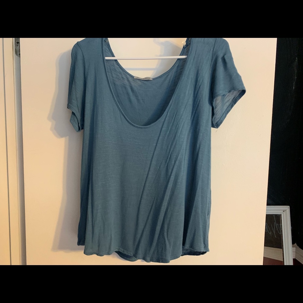 Charlotte Russe Scoop Neck Tee